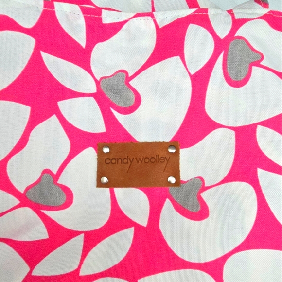 NWOT CANDY WOOLLEY Reversibe Tote Luxury 18"W x 22"L - Picture 5 of 5